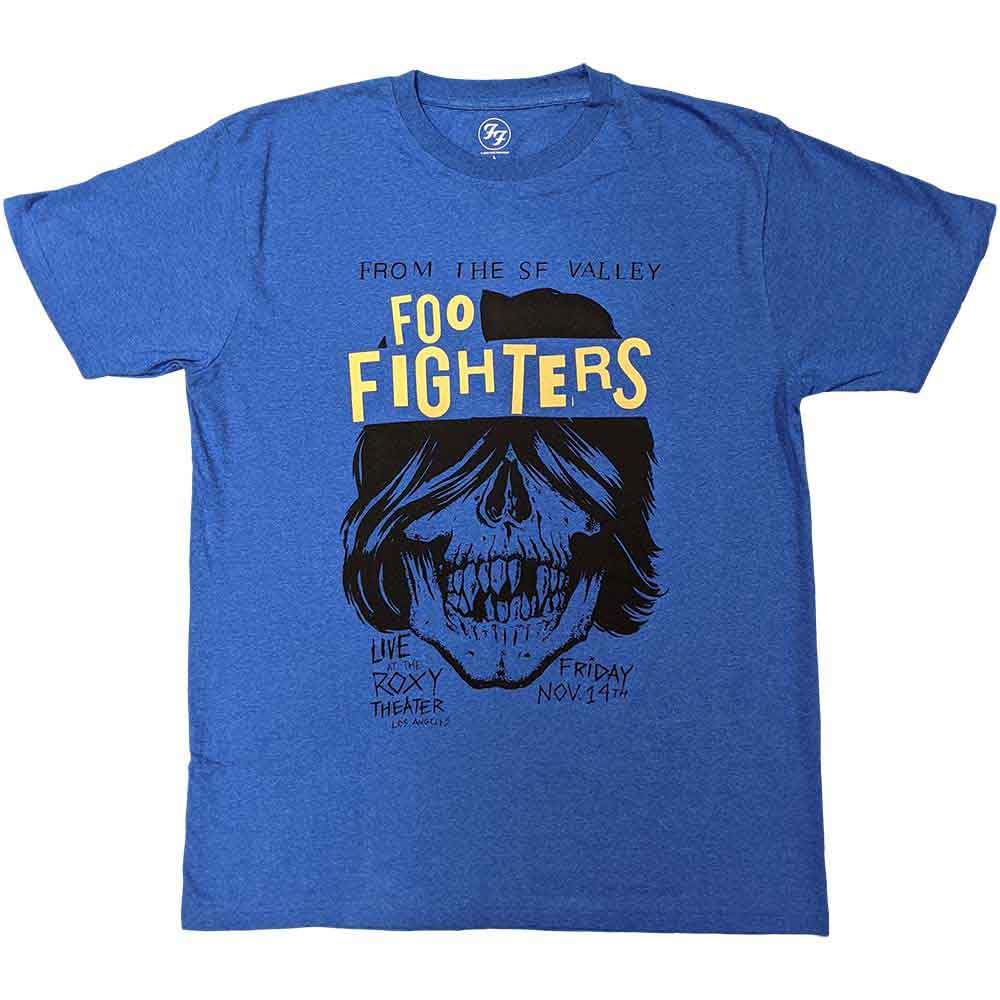 Paradiso Clothing Unisex Blue Foo Fighters Roxy Flyer T Shirt - Xxl