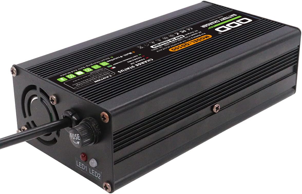 QDD Cargador de batería de litio para motocicleta eléctrica, 84 V, 5 A, 72 V 20S, cargador rápido universal para motocicleta eléctrica, con conector Anderson