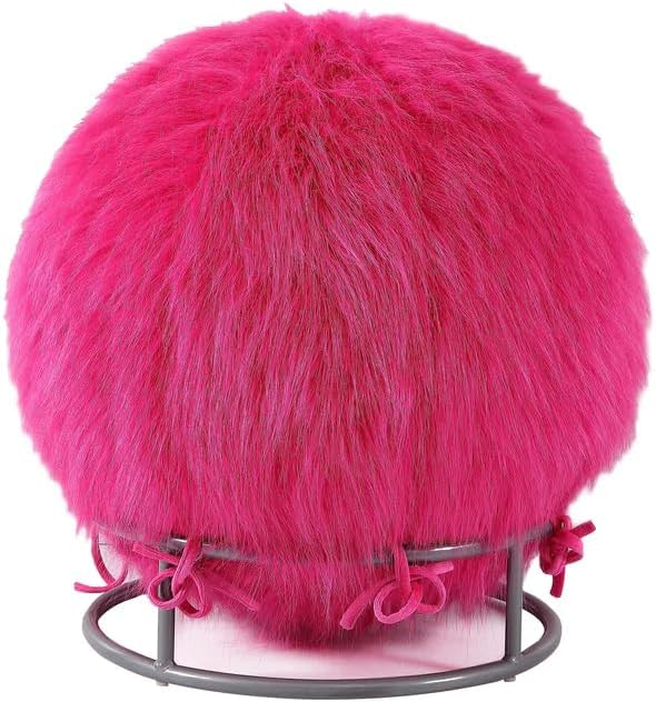 Miniatura 2 de J&V TEXTILES Juego de sillas de bola de yoga para ejercicio de postura de 65 pulgadas (rosa)