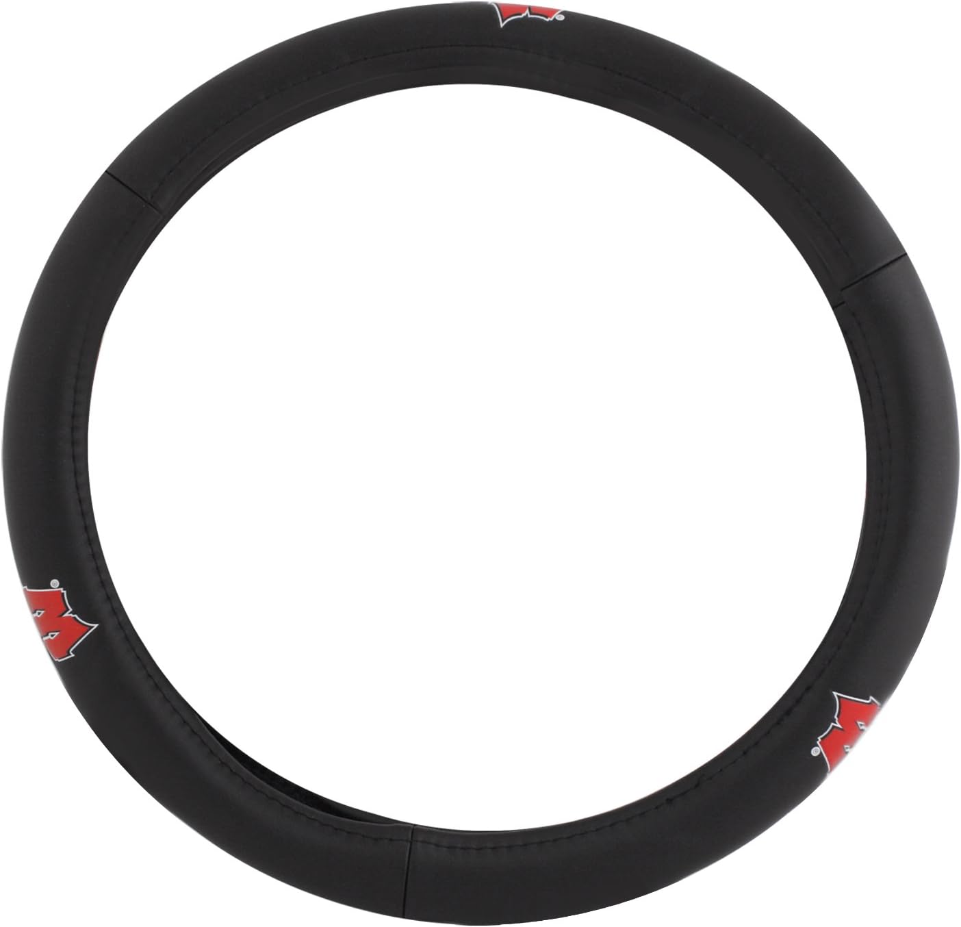 Pilot Alumni Group SWC-920 Leather Steering Wheel Cover (Collegiate Wisconsin Badgers)