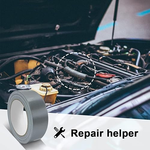 Miniatura 6 de Cinta adhesiva resistente al agua, cinta gris de alta viscosidad, cinta de sellado de conductos desgarrada a mano, cinta adhesiva sin resistencia a
