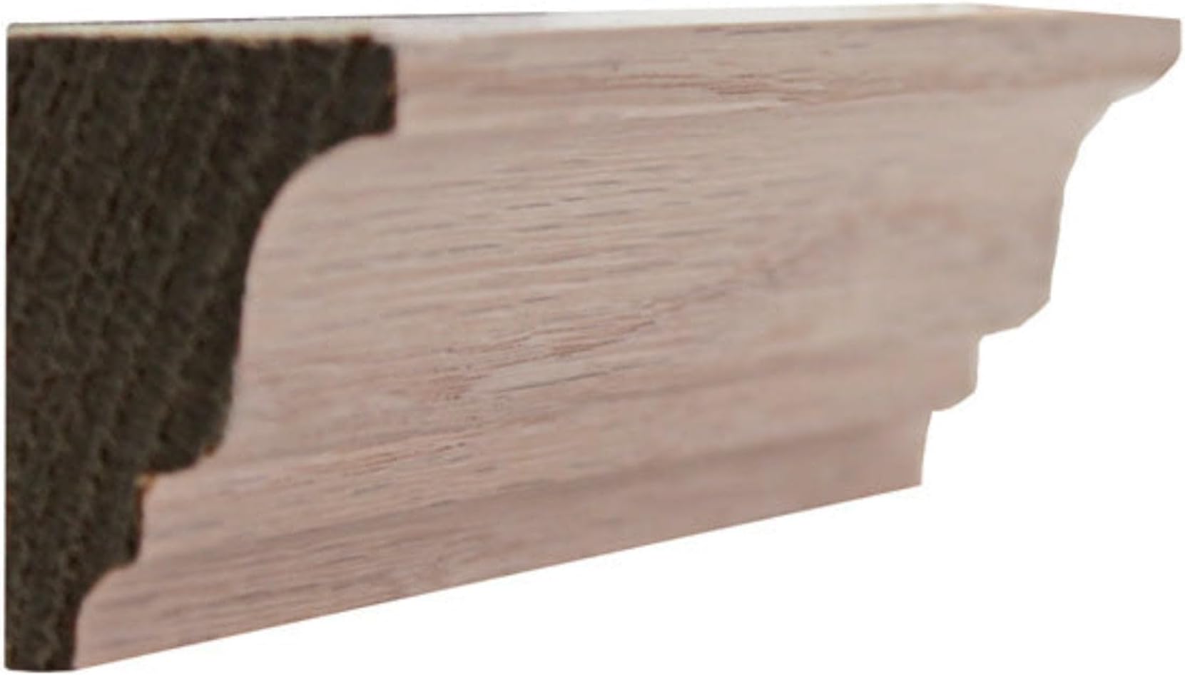 EWSC16 Solid Crown 1-3/8" High x 1" Deep Moulding. Unfinished, Red Oak, 94"
