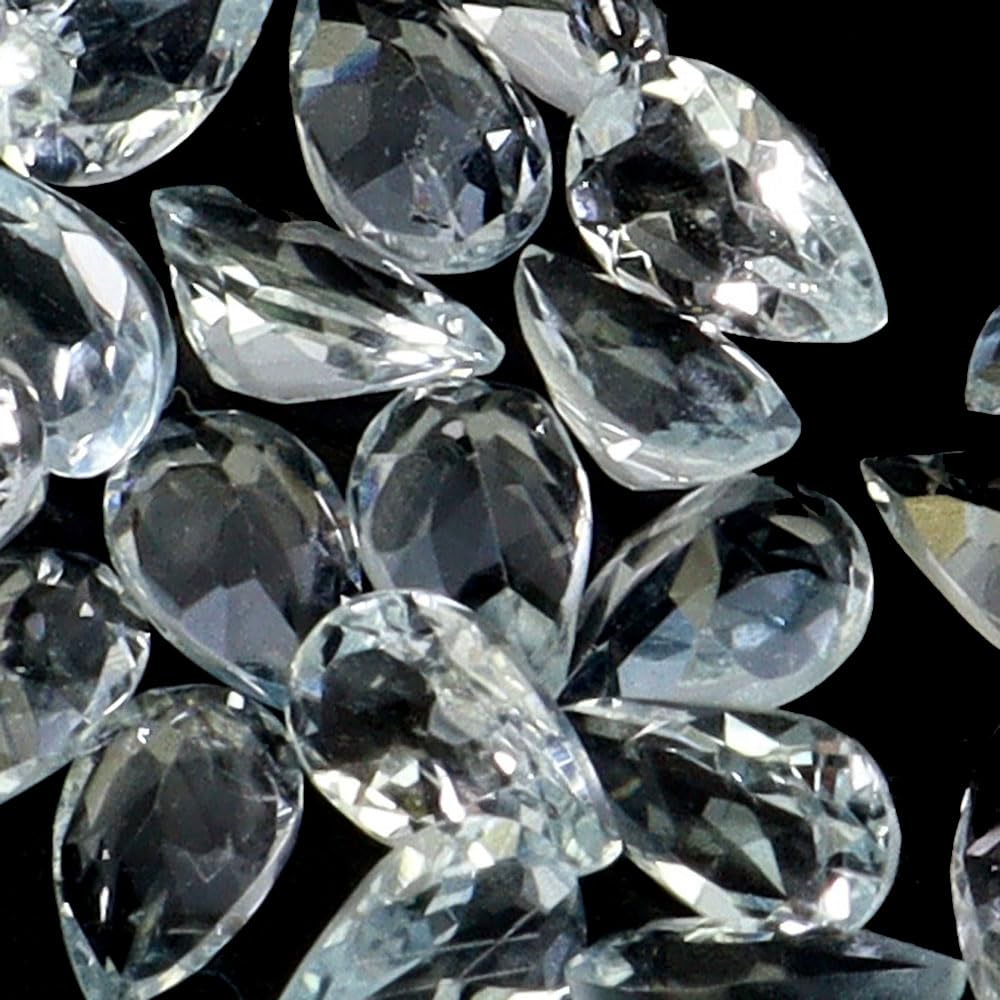 Akwamaryny kamienie naturalne 23 sztuki IF-VVS 4.25ct
