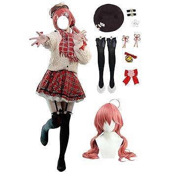 Amazon.co.jp: [HAOJEE]さくらみこコスプレ衣装 桜巫女 私服