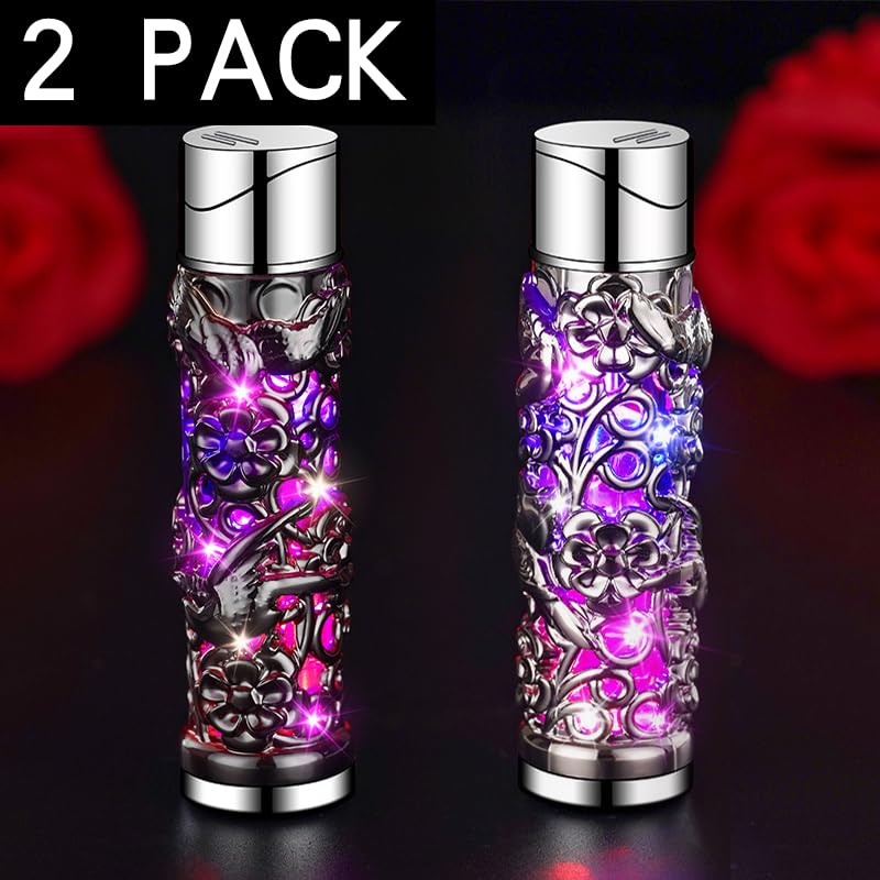 Pack 2 Encendedores Recargables de Butano con Llama Ajustable miniatura 3