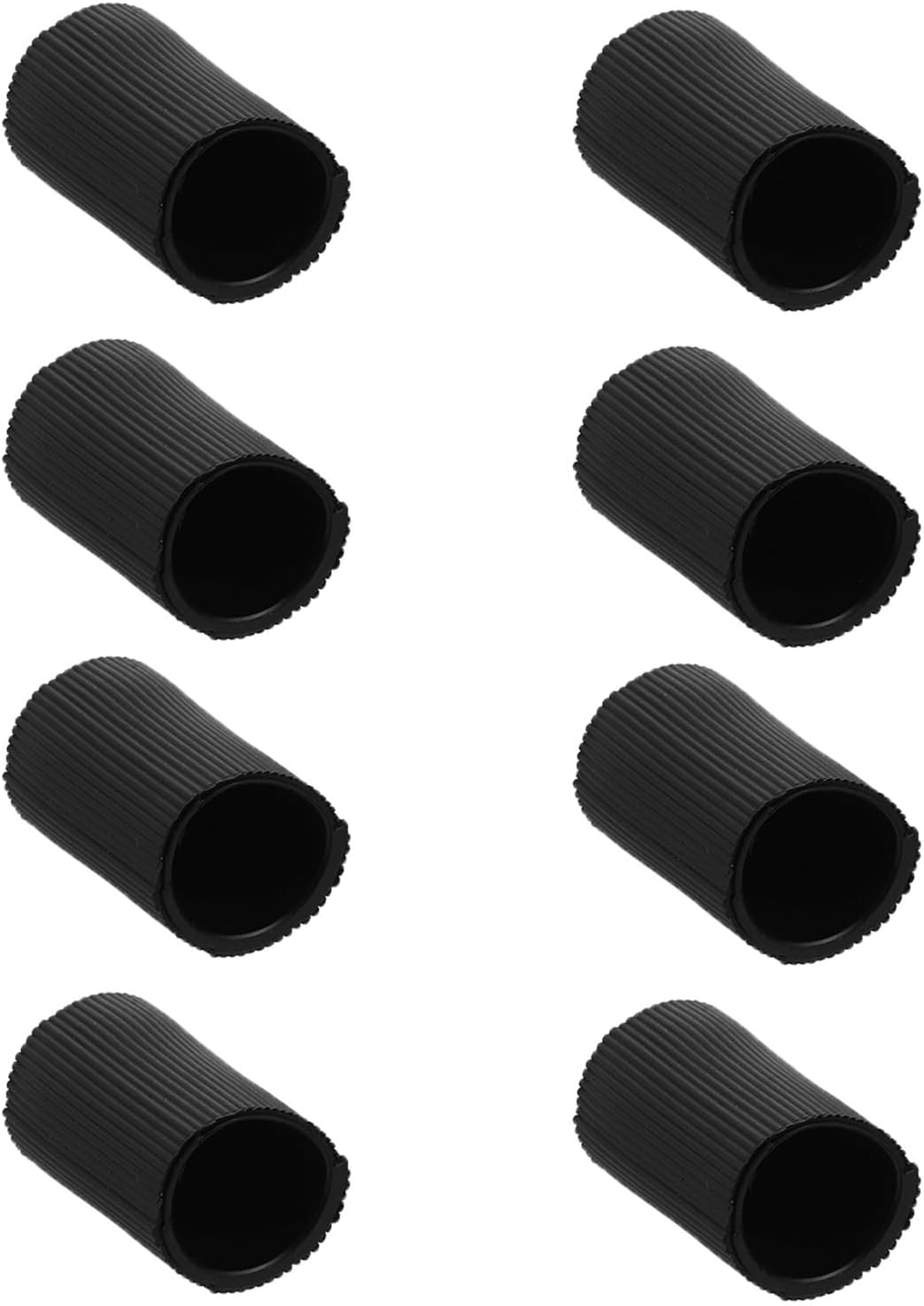 8 Sets Electronic Keyboard Stand Feet - Round Replacement Plastic Digital Piano Leg Protector Caps - Shock Absorbing and Non-Marking for Home Studio