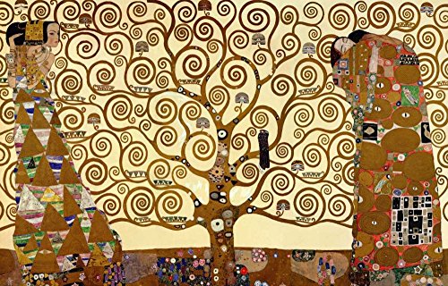 Châssis entoilé Gustav Klimt La frise Stoclet de qualité supérieure
