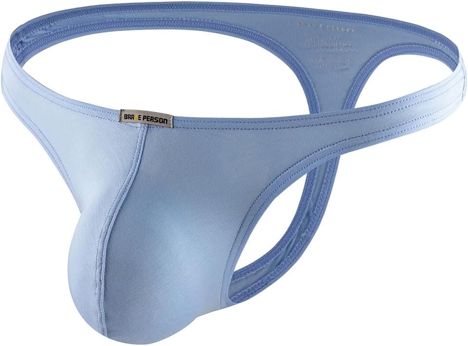 Summer Code Men's Thong G-String Underwear Soft Stretch Comfortable Brief Bulge Pouch Underwear