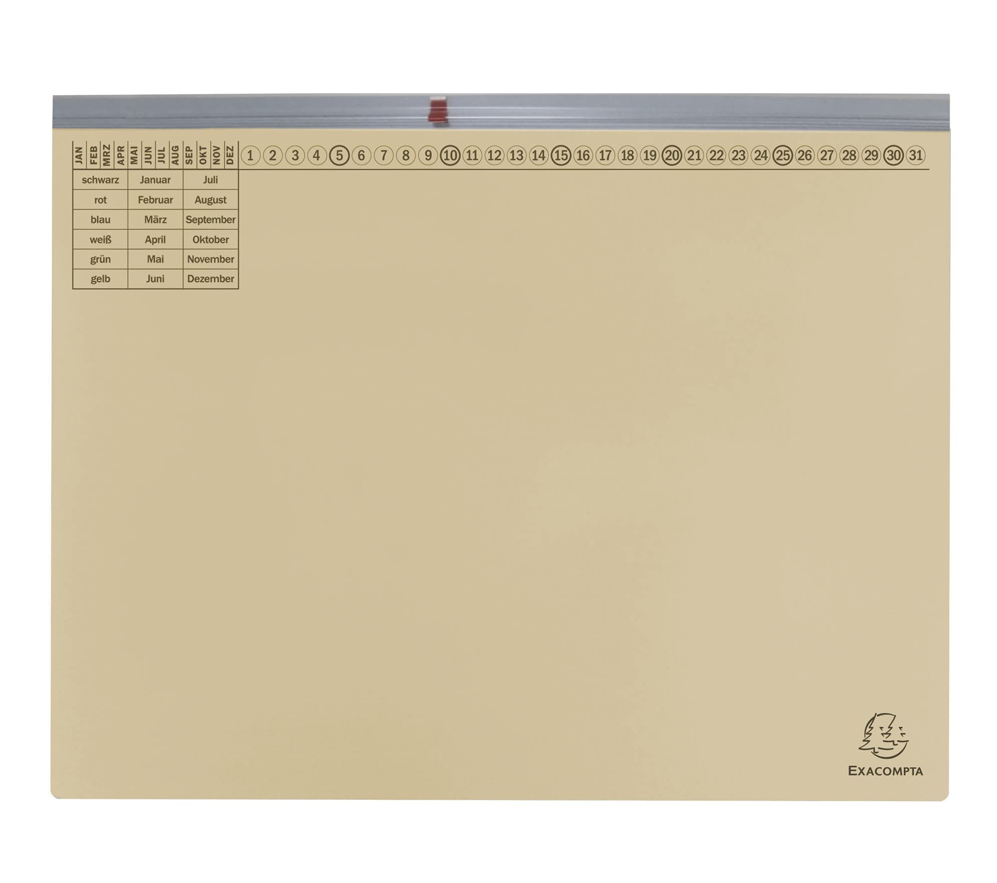 Exacompta 370222B - Confezione da 25 Cartelle Sospese Porta Documenti Exaflex Premium