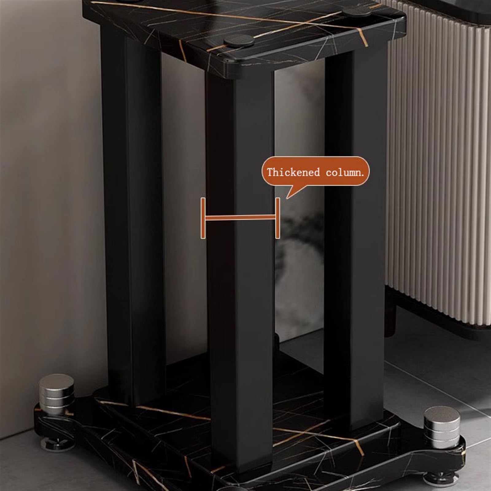 Racks de Altavoces, Soporte de Audio Soporte de altavoz Soporte de audio 6,5 pulgadas 8 pulgadas 10 pulgadas 12 pulgadas Estudio de cine en casa Metal Madera Clavo amortiguador Soportes para Altavoces