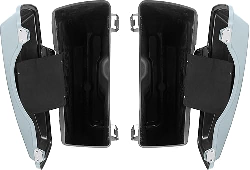 Miniatura 7 de TCMT Alforjas estiradas pintadas de 5 pulgadas para Harley Touring Street Glide 2008-2010 Road Glide Road King Electra Glide Ultra Classic 93-13 ABS