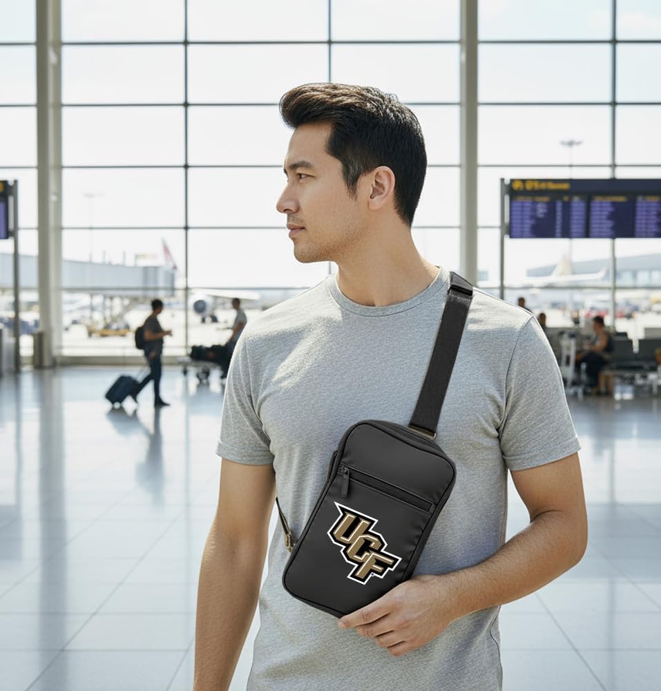 Broad Bay University of Central Florida Crossbody Bag - Versatile Travel, Sports, or Gameday Bag for UCF Fans and Alumni, Men or Women