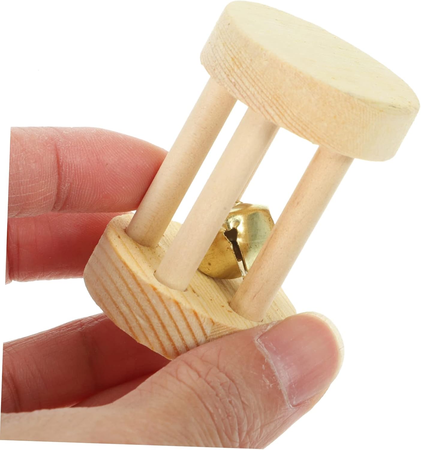 Wooden Hamster Chew Toys Set Interactive Seesaw Swing and Carrot Grass Ball for Small Animals for Hamsters Rabbits and Guinea Pigs Packaged in Box
