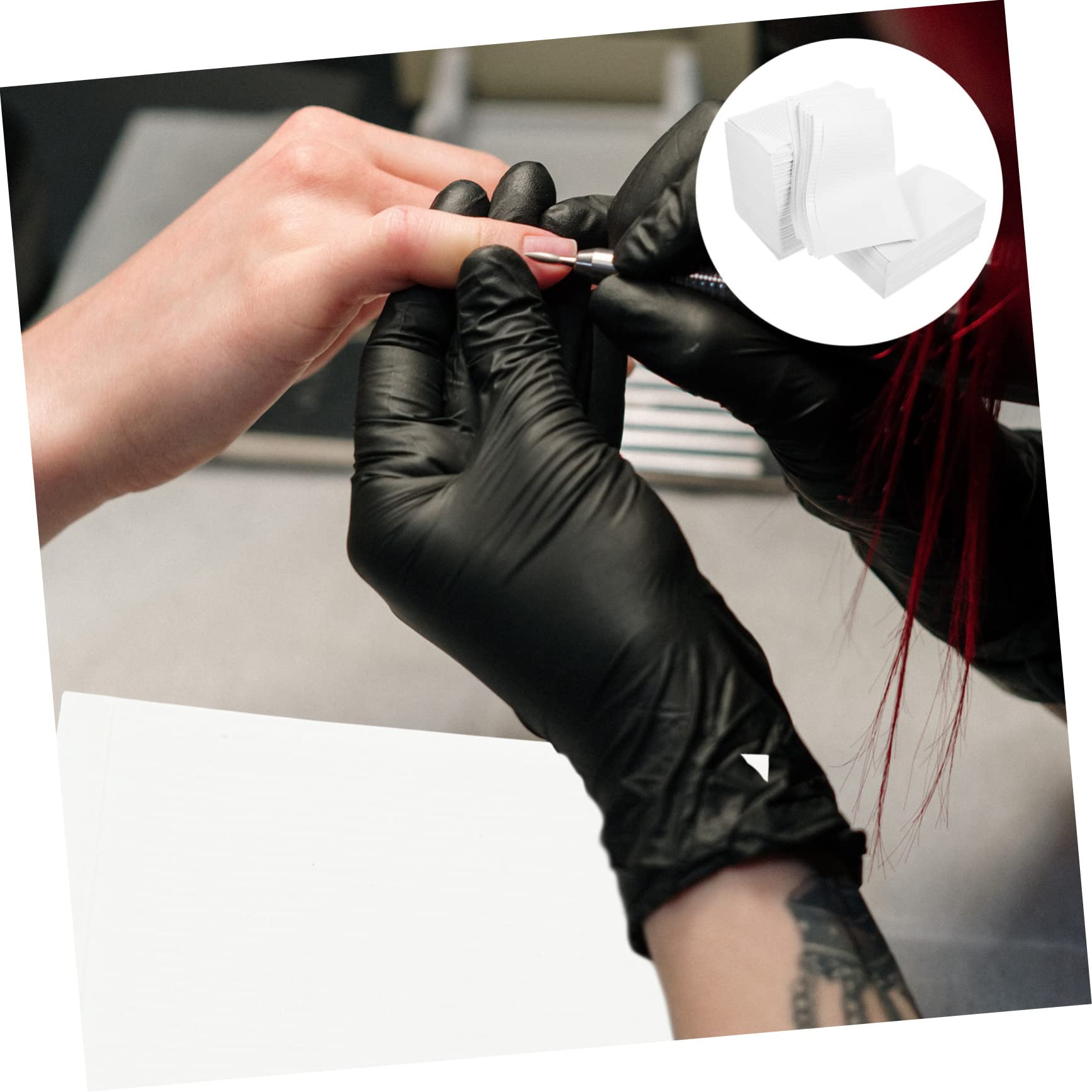 Tovagliette Manicure Monouso 125 Pezzi, in Cellulosa Bianca | Saloni Manicure e Studi Dentistici, Impermeabili, per Tenere Pulite Braccia e Piedi