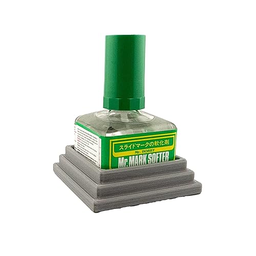 Miniatura 3 de Jeff Did It Paint Bottle Holder - Holds 1 Bottle Compatible with Mr. Hobby Square Bottles with Rubber Feet Anti-Tip Anti Slip Design - 3D Printed