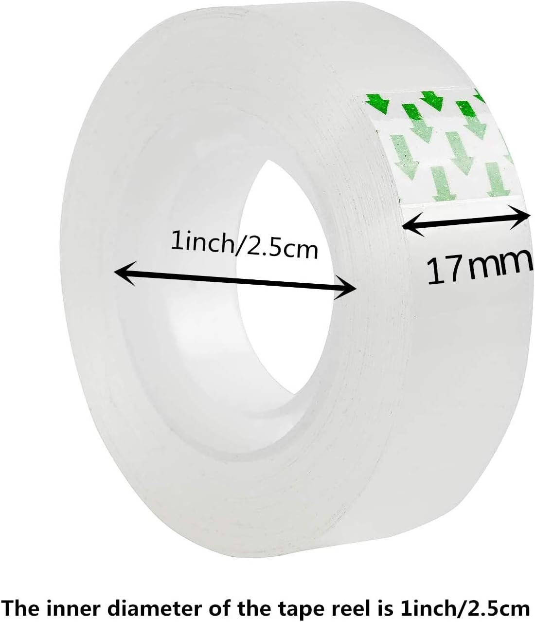 Transparent Tape Refills Rolls (12 Rolls) Clear Tape Refill Roll for Office, Home, School : Office Products