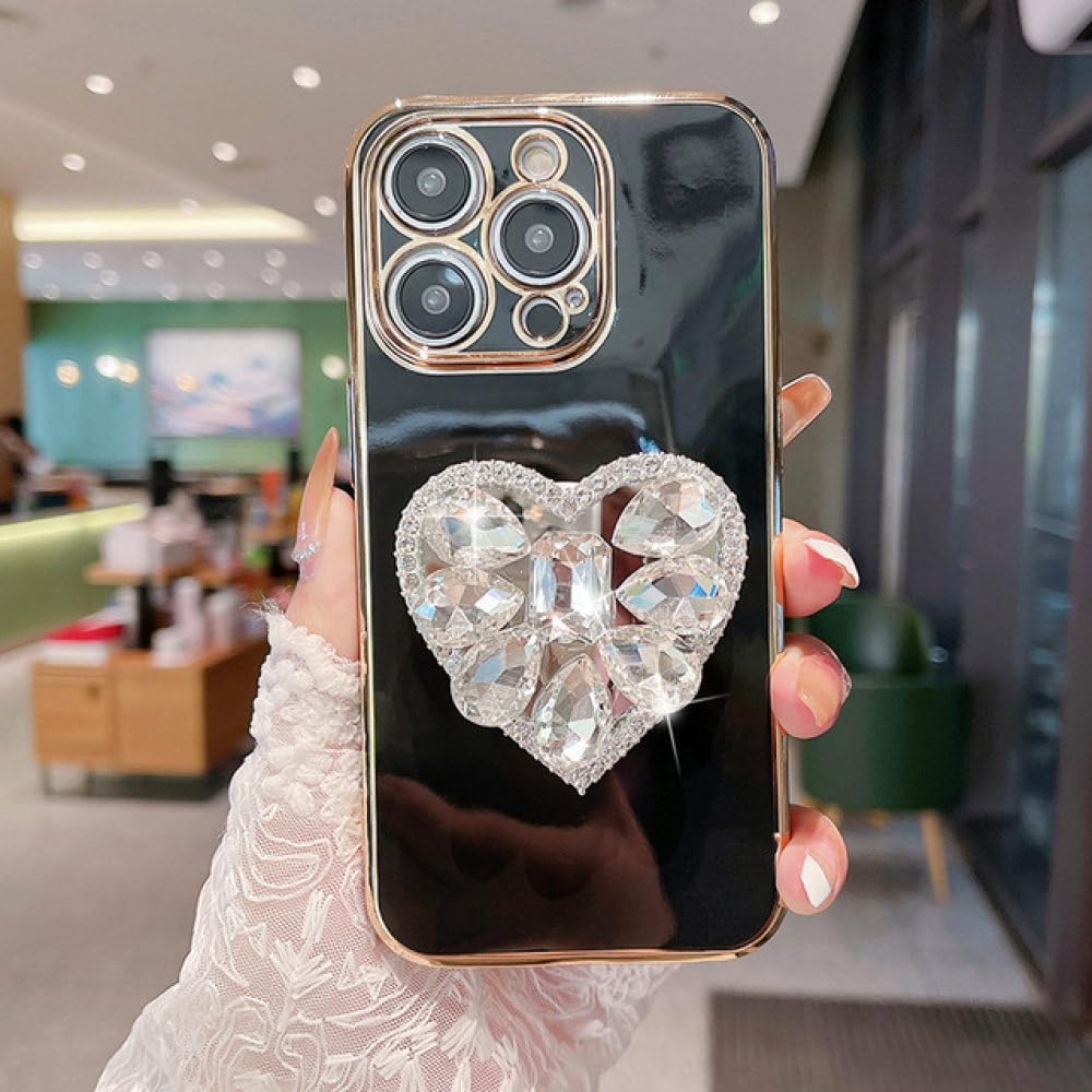 Coque Samsung S23 silicone cœur diamant idée cadeau originale
