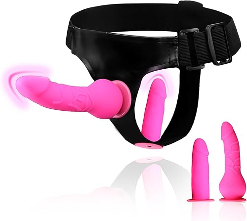 Consolador con correa ajustable, arnés realista de 8.9 pulgadas, consoladores de silicona grande y suave para adultos, juguete sexual para parejas,
