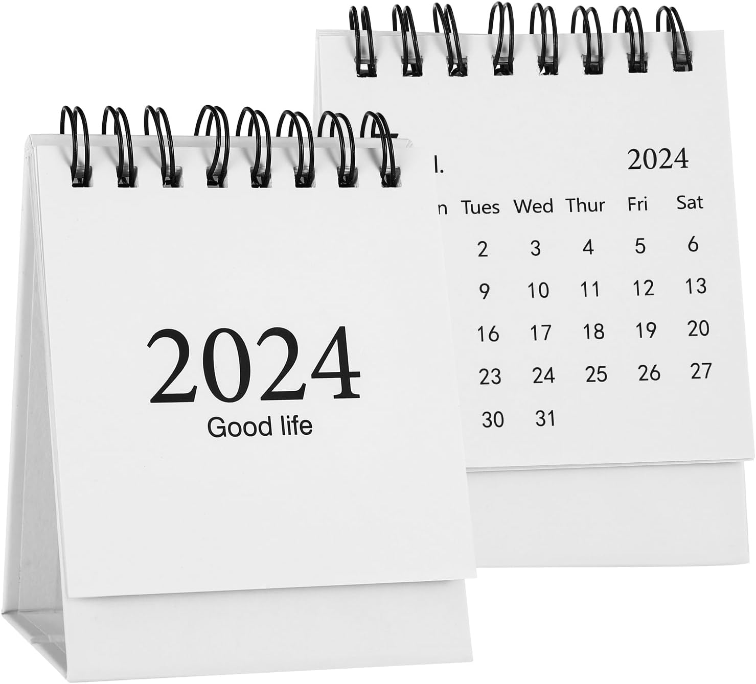 HEQU Mini Desk Calendar 20232024, Small Desktop Calendar Mini Desk Top