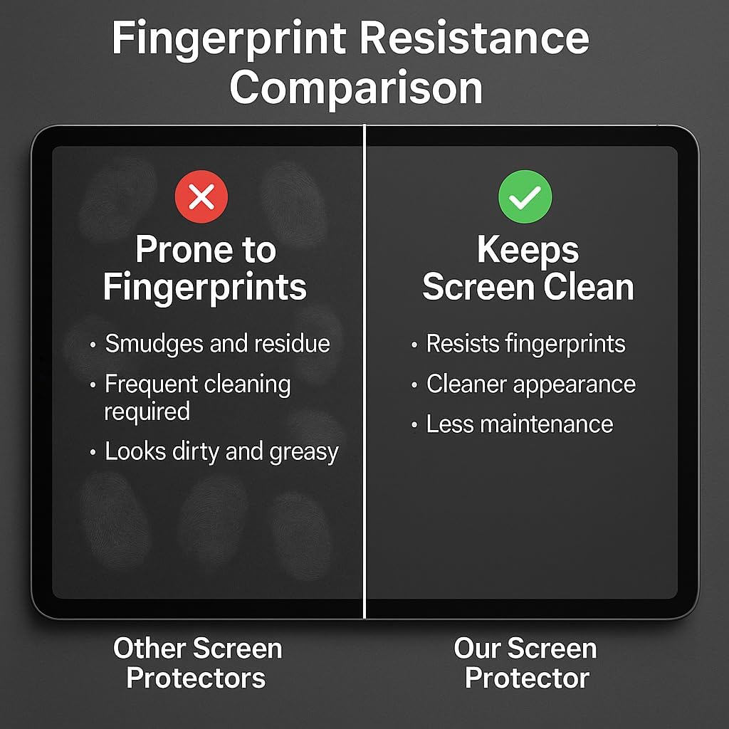 2-PCs Paperfeel Screen Protector Work with HUI ON KAMVAS Slate 11 10.95 Inch, Anti-Glare Paper Texture Matte Film for Drawing and Writing Like on Paper, High Responsive, Easy Installation