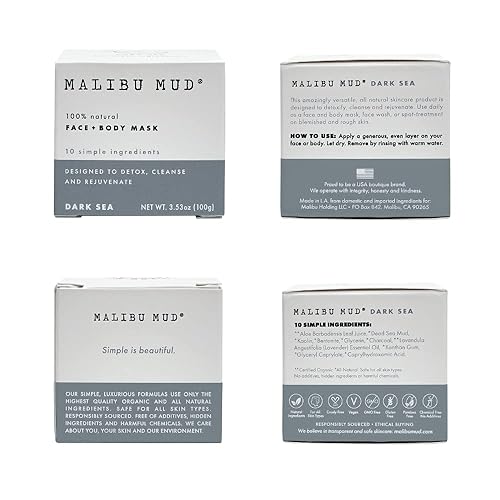 Miniatura 3 de Mascarilla facial y corporal totalmente natural para desintoxicación diaria, limpieza, rejuvenecimiento sin secar tu piel, para todo tipo de piel