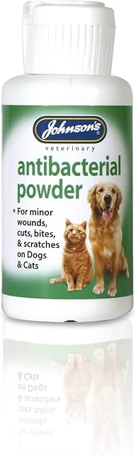 Johnsons Veterinary Products Antibacterial Powder, transparent