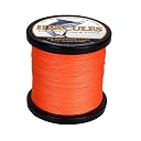 HERCULES Braided Fishing Line 12 Strands, 100-2000m 109-2196 Yards Braid Fish Line, 10lbs-420lbs Test PE Lines for Saltwater Freshwater - Orange, 30lbs, 100m gallery image