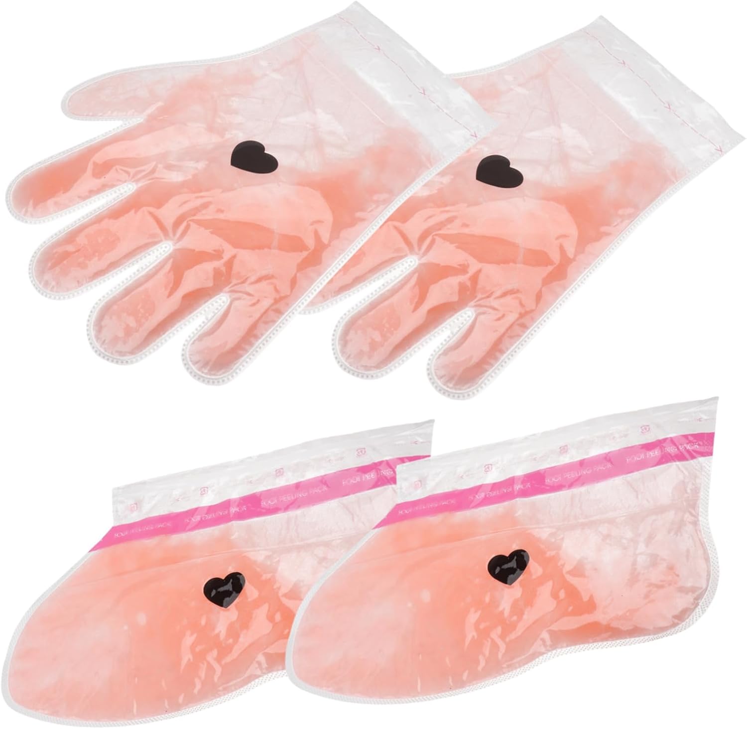 Beaupretty 2pairs Hand Foot Wax Set Paraffin Wax Mask for Body Scrub Dead Skin Remover Treatment