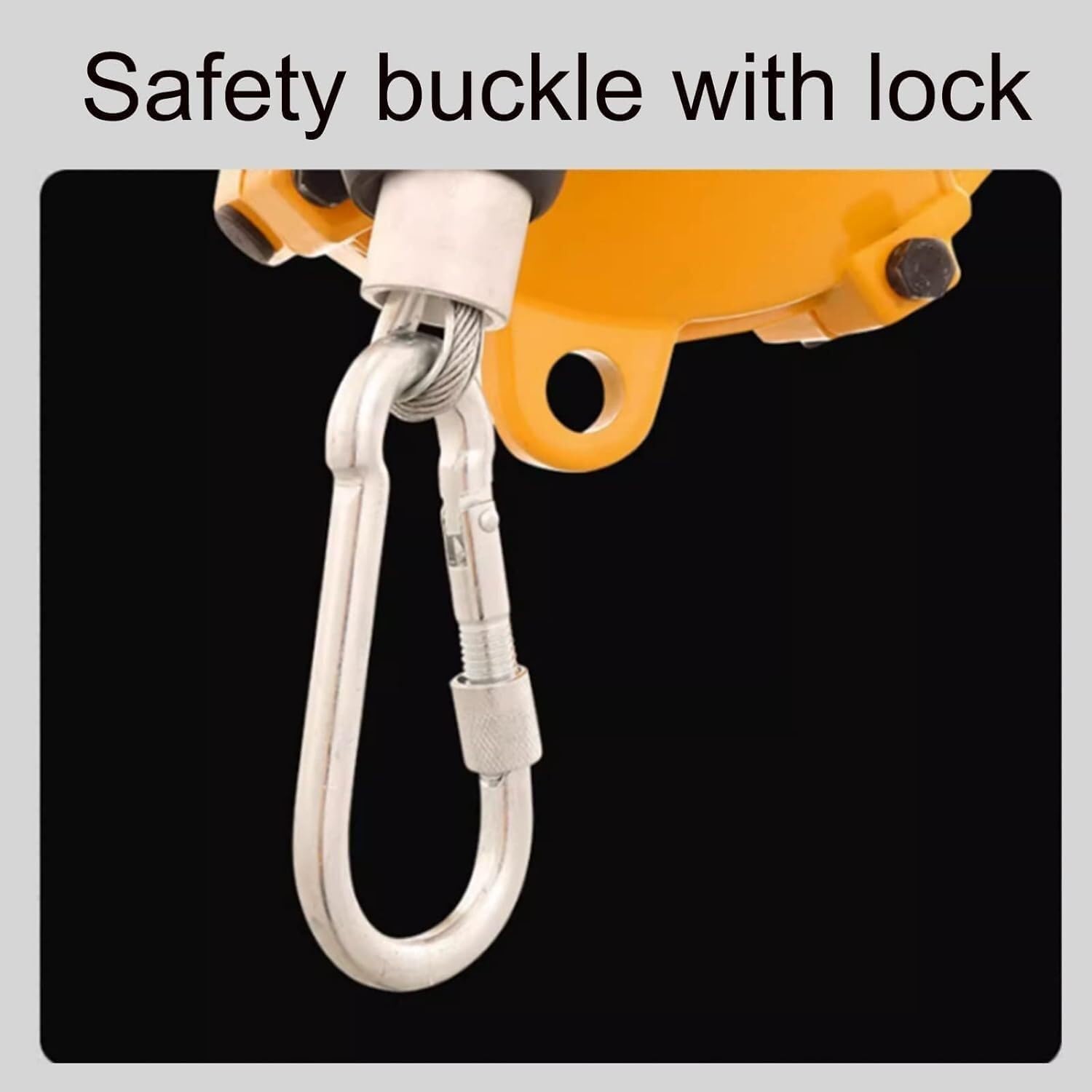 Retractable Spring Balancer Heavy Duty Tool Hanging Holder, Retractable Tool Holder 1.5m Length Tool Balancer with Hook and Wire Rope (Size : 5-9kg)