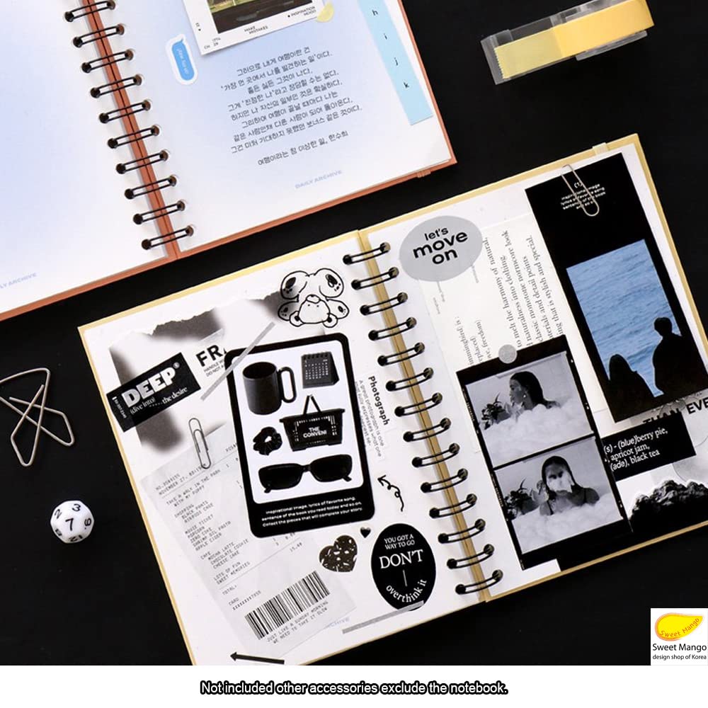 Amazon | DAILY ARCHIVING BOOK 韓国 日付なし 自由 ノート