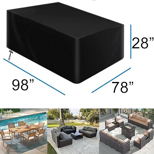 Miniatura 2 de amberr Fundas para muebles de patio, funda para muebles de exterior, fundas impermeables para muebles de patio, fundas para muebles de patio