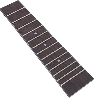 SHOWERORO Ukulele Fretboard Replacement 13 Fret Fingerboard with Dot Inlay for Soprano Ukulele Concert Hawaii Guitar Accessory 6.57 X 1.71 X 0.19 in Instrument Accessories