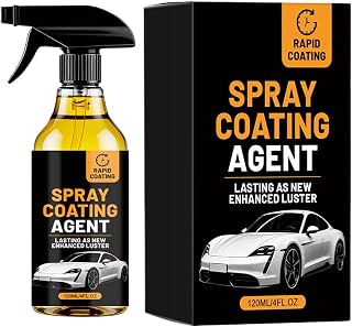 Nano Spray for Cars, 120ml Nano-Hydrophobic Ceramic Coating Spray, Boost Vehicle Shine, Prevent Paint Oxidation and Ageing, for Garage, Outdoor Parking, Routine Maintenance