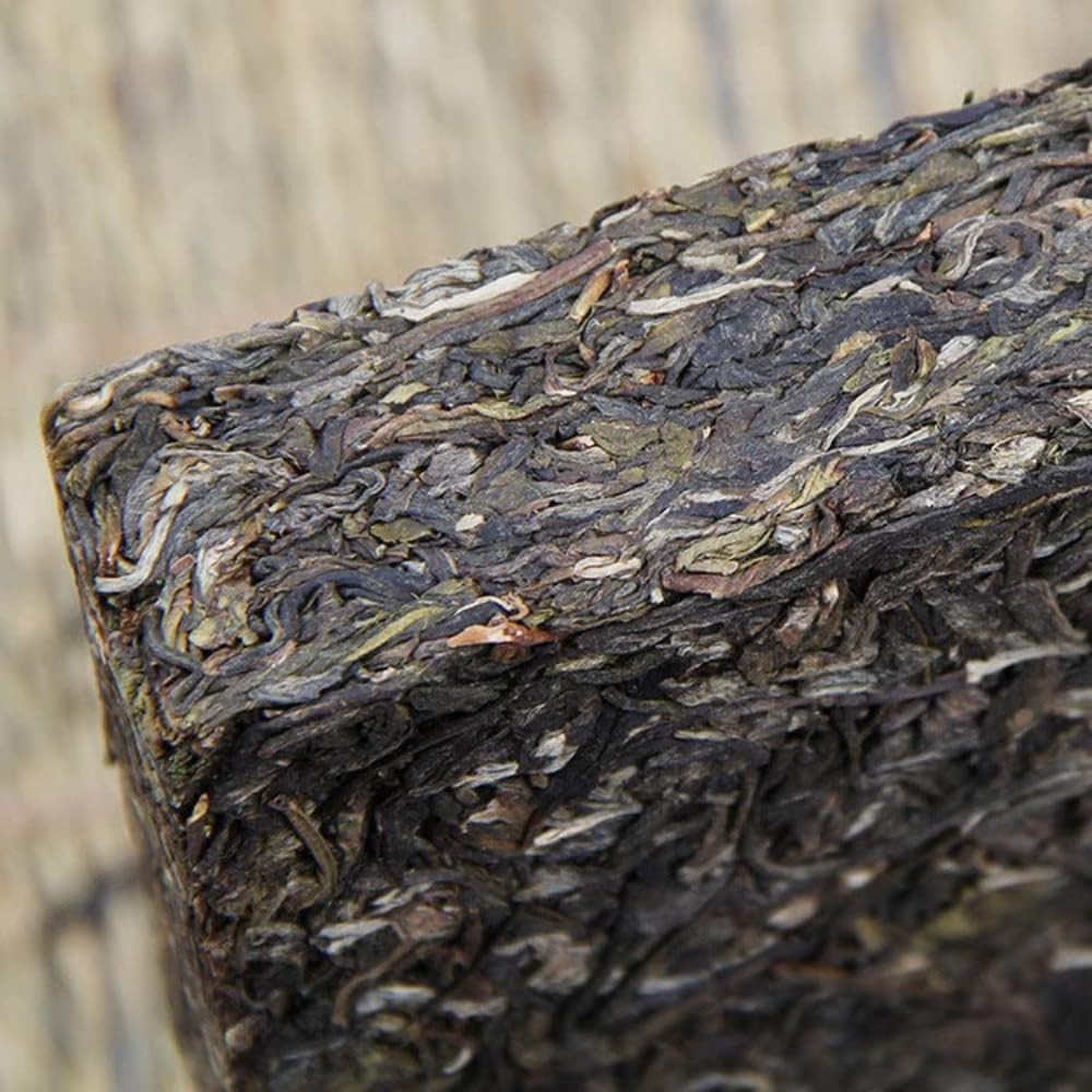 Yunnan Invecchiato Mattone Di Tè Pu 'er 1000g Mengku Islanda Antico Albero Tè Crudo 35,27oz, Classico Per La Degustazione