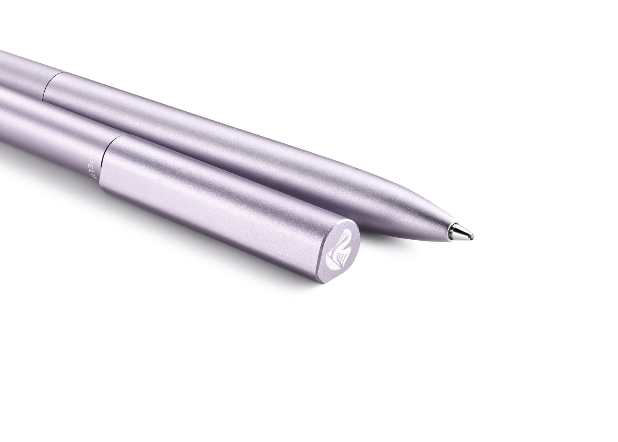 Pelikan Ineo® Elements Füllhalter und Kugelschreiber mit Gravur Geschenk Premium Stift | Geschenkbox | blaue Mine | personalisiertes Geschenk | Namen graviert | Geburtstag (Lila-Violett)