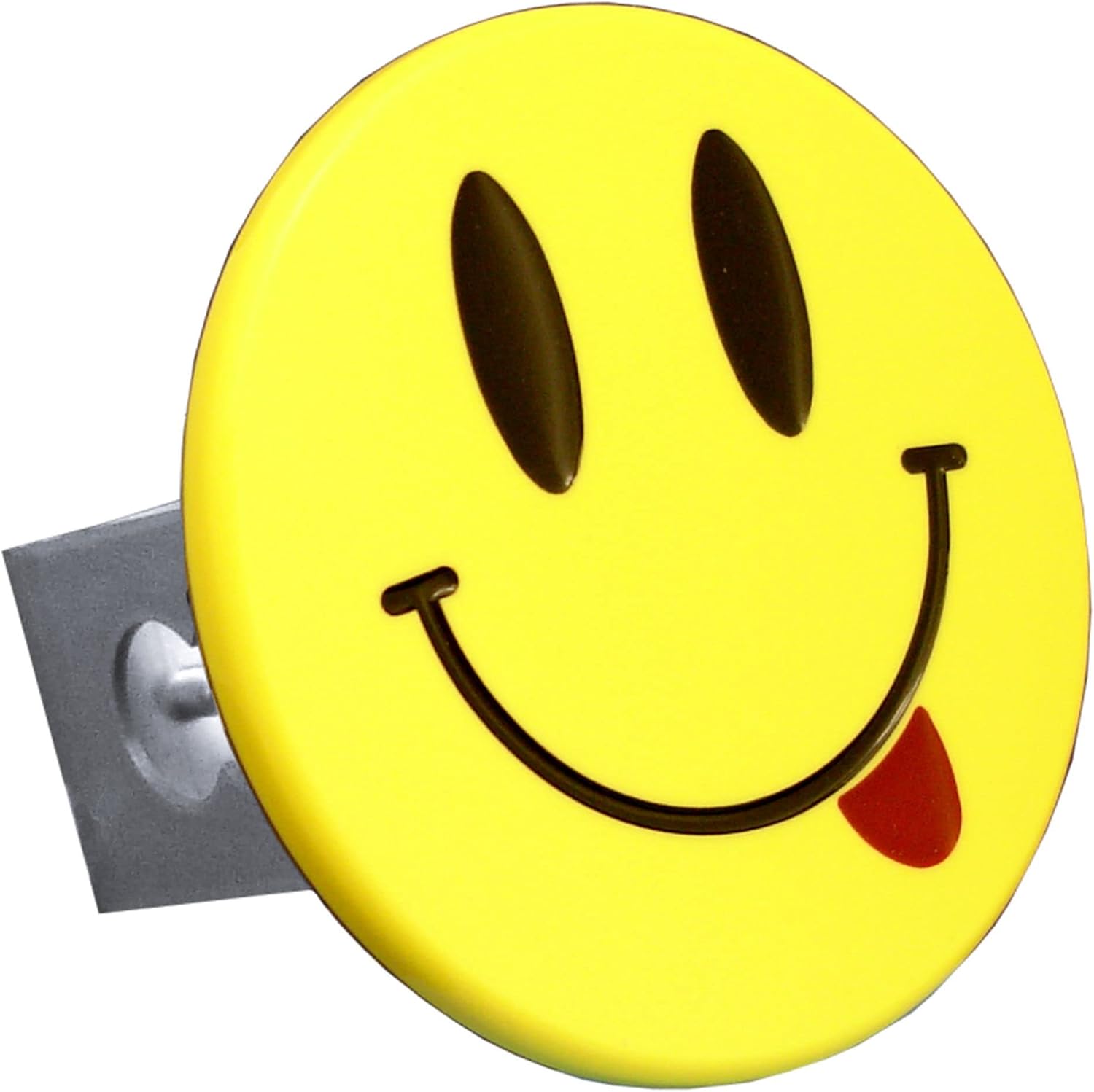 Au-TOMOTIVE GOLD Class II Trailer Hitch Plug for Smile Face with Tongue (Yellow)