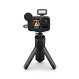 GoPro HERO13 Black Creator Edition – enthält HERO13 Black, Volta (Batteriegriff, Stativ, Fernbedienung), Media Mod, Light Mod, Enduro-Akku, magnetische Verriegelungshalterung und Tragetasche H13 Creator Edition