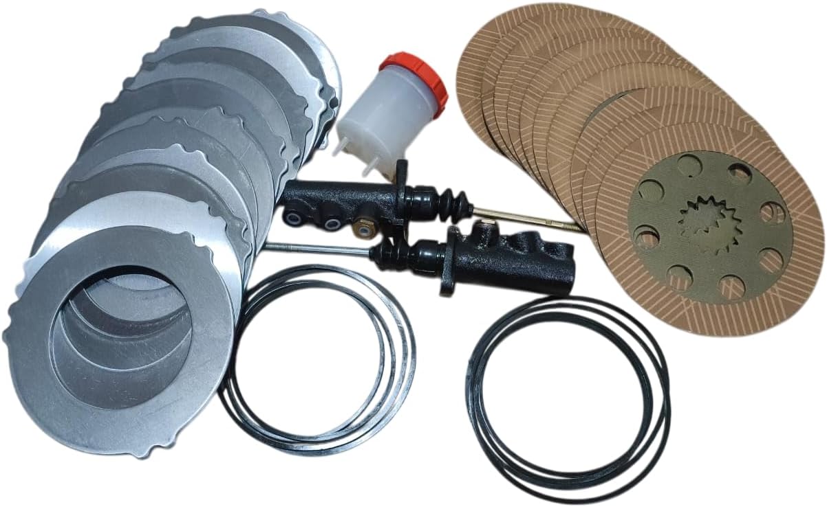 Brake Overhaul Kit W. Master Cyls Fits and Compatible with Backhoe 3cx model Various Earthmoving Machines (Part No. 458/20285 458/20353 15/920389)