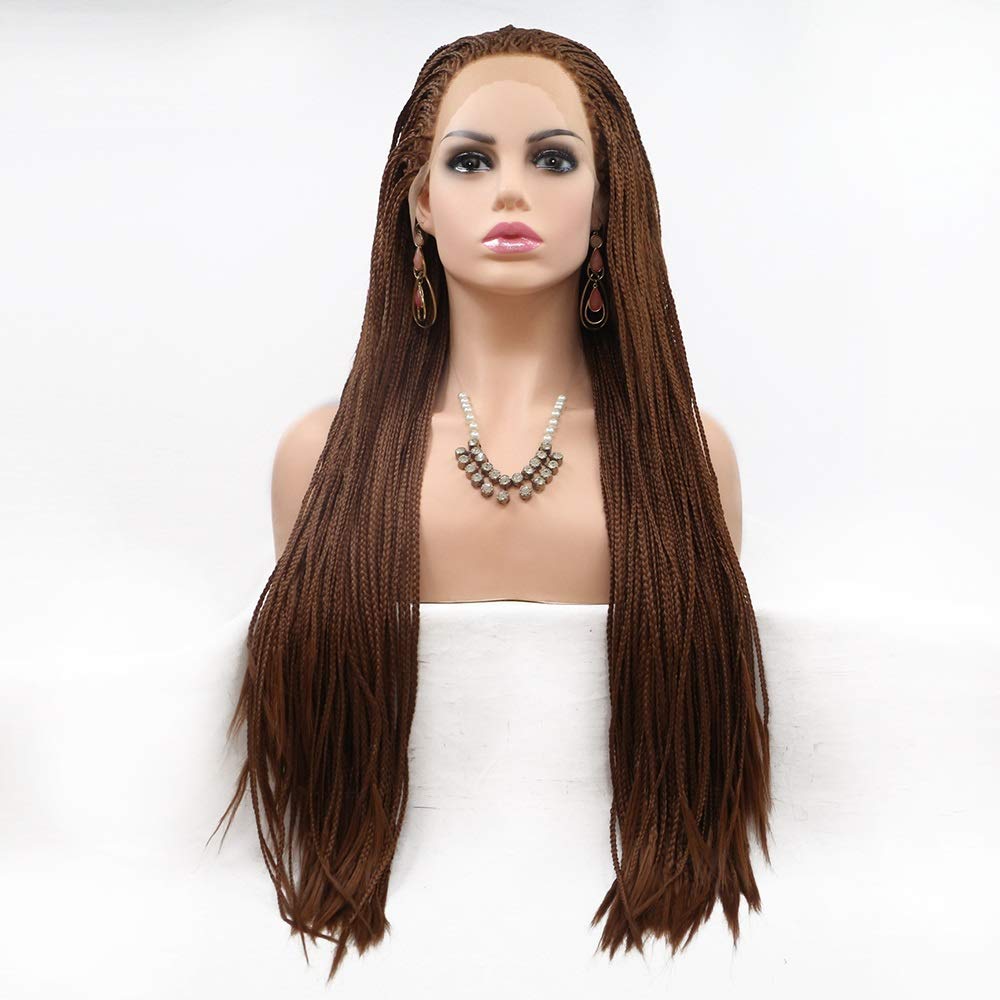 Perruque longue bouclée pour cacher des cheveux fins ou courts