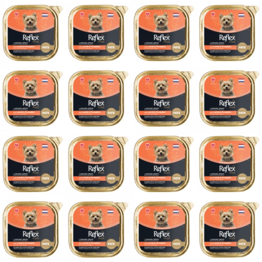Reflex Plus Pate Kuzu Etli ve Bal Kabaklı Mini ve Küçük Irklar…