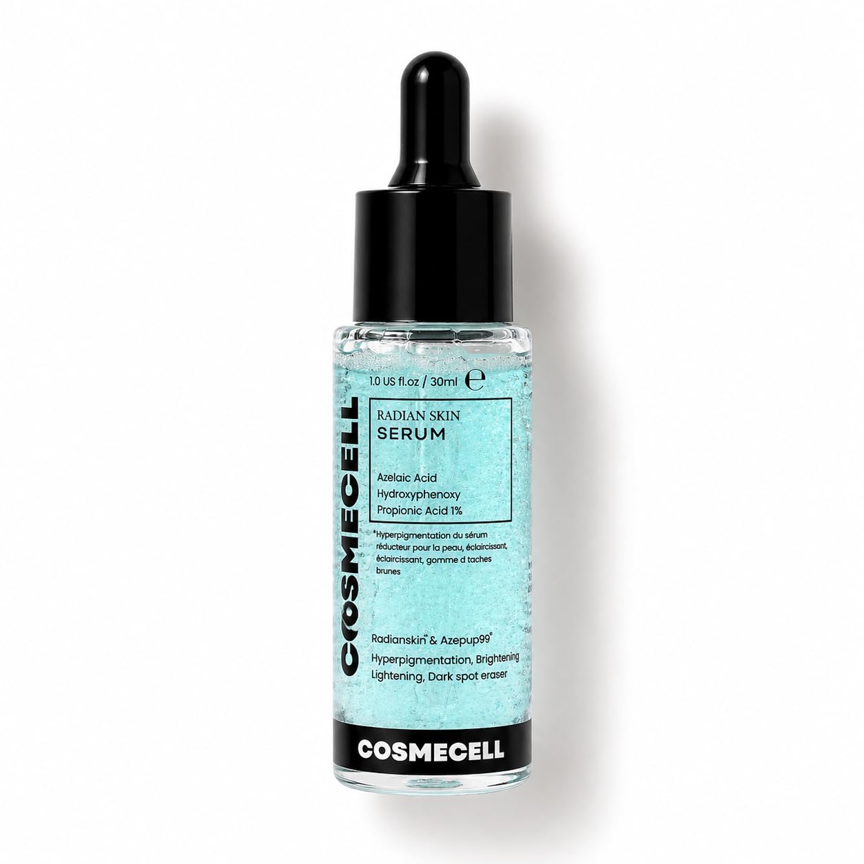 Amazon.com: Cosmecell Radian Skin Serum, Azelaic & Hydroxyphenoxy