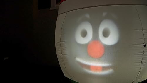 Miniatura 9 de Muñeco de nieve inflable animado de Mr. Chill Talking con pantalla HD integrada de 56 pulgadas y proyector integrado + altavoz incluye 30 minutos de