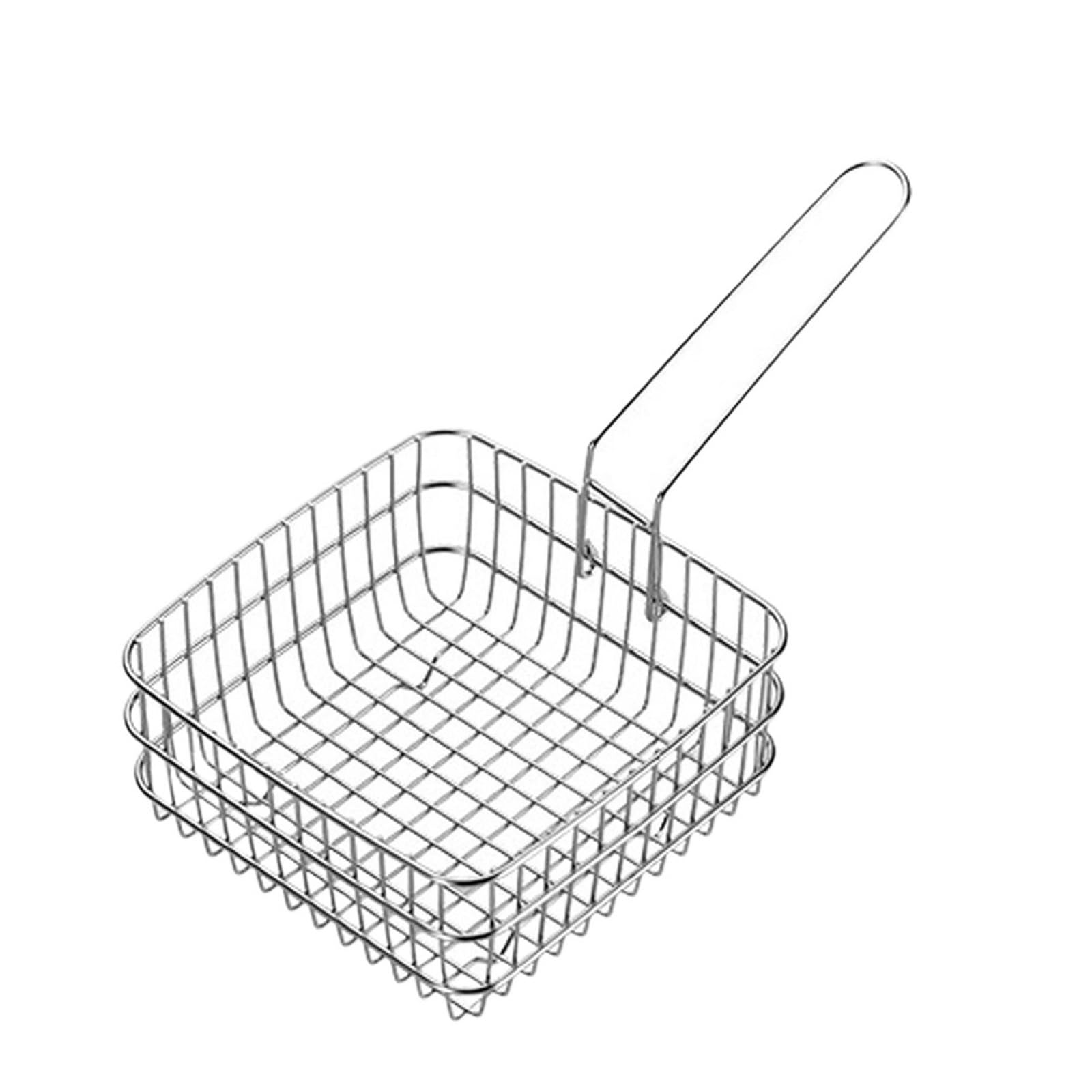 Panier à friture carré ustensile de cuisson pour friteuse de restaurant
