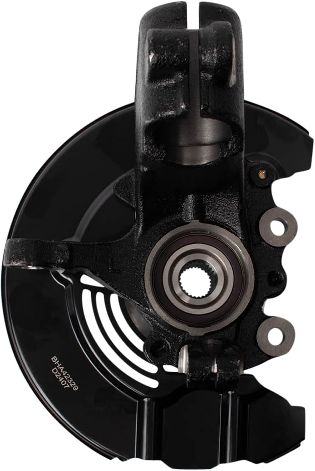 TRQ Front Left Steering Knuckle Assembly Driver Side Compatible with 2014-2018 Ford Transit Connect