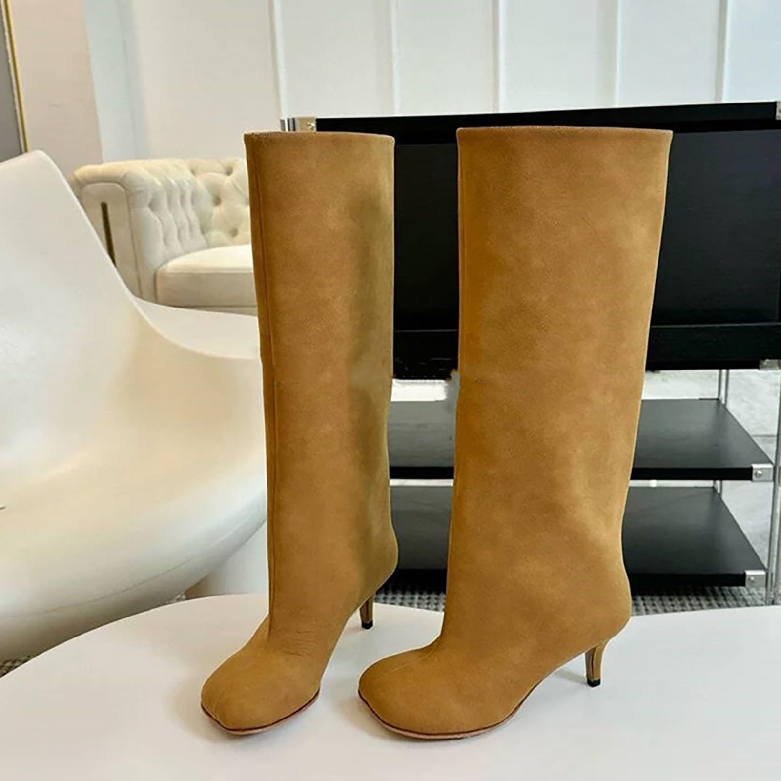 Stivali Cowboy Donna Ricamati Stivali Donna Invernali Cowboy Scarpe Boho | Stivali Texani Autunno Inverno Vintage Stivali Cowgirl Donna Similpelle Stivaletti Scarpe Per Concerti Musica Country