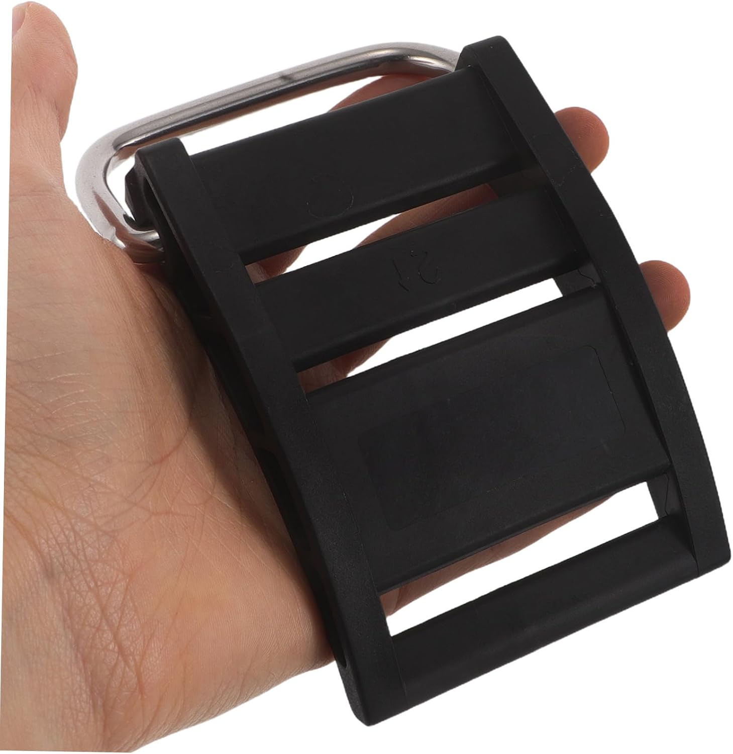 PRETYZOOM Scuba Diving Tank Buckle with Anti-Slip Cam Strap, Lightweight Plastic and Stainless Steel Clip for Enhanced Stability, Versatile Compatibility for Diving and Underwater Activities