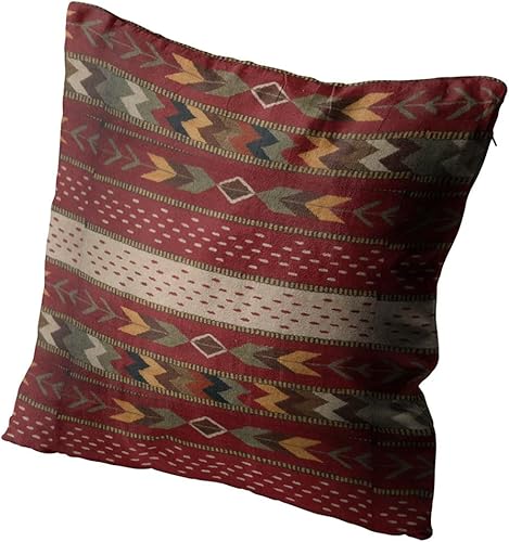 Miniatura 2 de Suklly Funda de almohada decorativa con cremallera oculta para el hogar, estilo suroeste, funda de cojín cuadrada de 20 x 20 pulgadas, diseño impreso