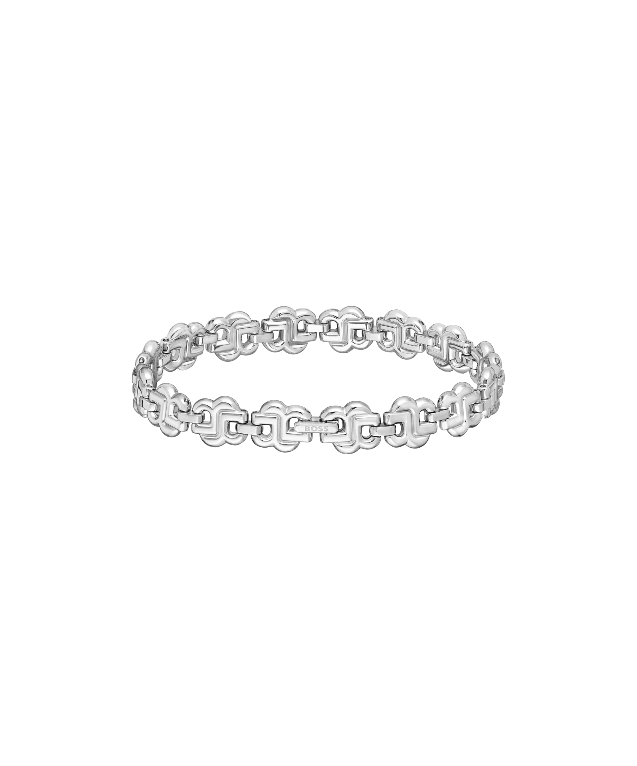 BOSS Brazalete para mujer Jewelry DOUBLE B STRAND Collection en acero inoxidable con dijes Double B