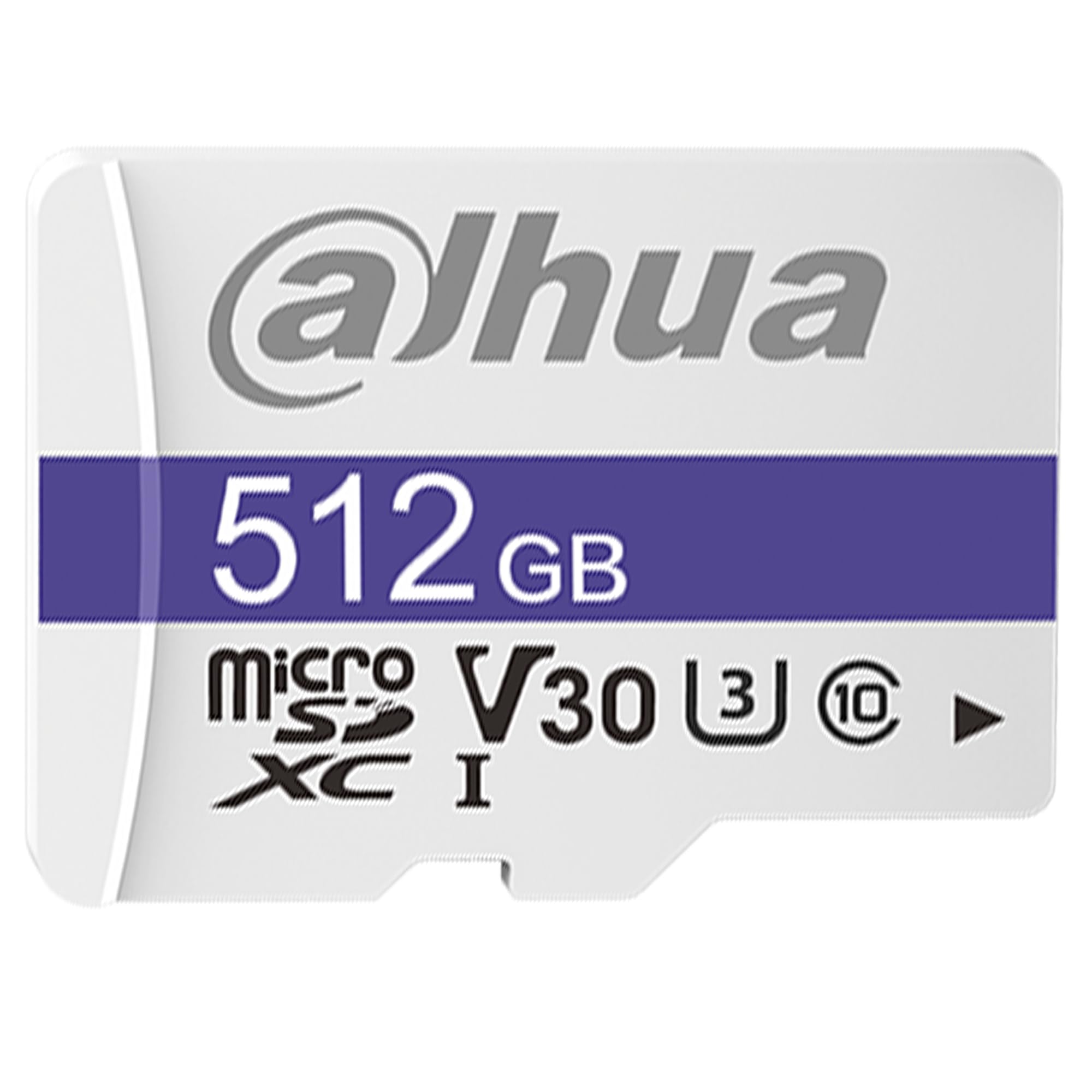 Dahua 512GB Micro SD Karte (microSDXC) – Class 10 UHS-I U3 V30 Speicherkarte Micro SD bis 95 MB/s, C100 High-Endurance SD Card für 4K Überwachung & Maximale Speichererweiterung (inkl. Adapter)