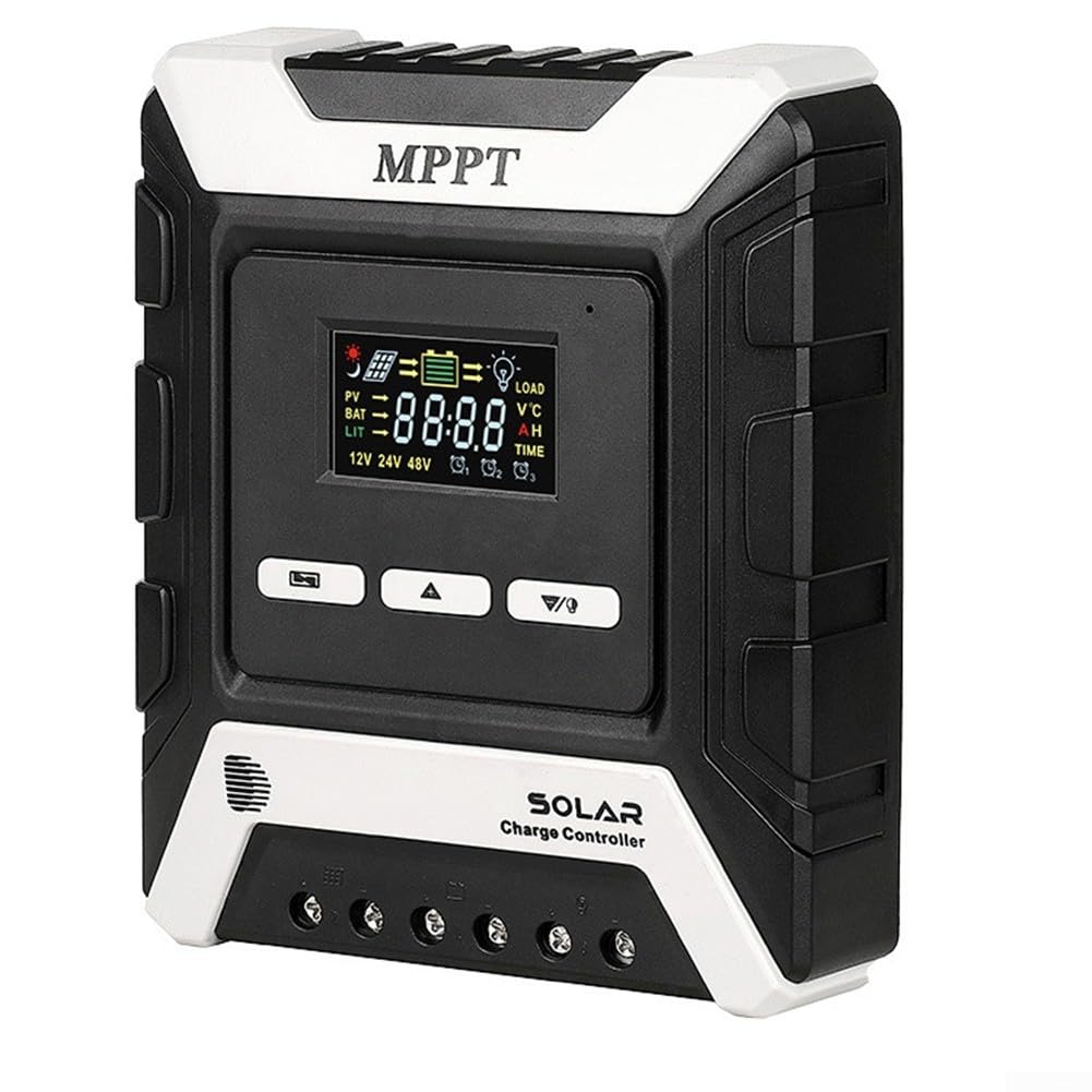 Controlador para solar MPPT 80A PV Panel de carga LED Control 12V/24V/48V Identificación automática (80A)